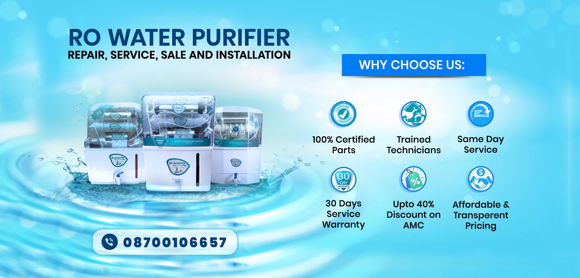 RO water purifier services Near You